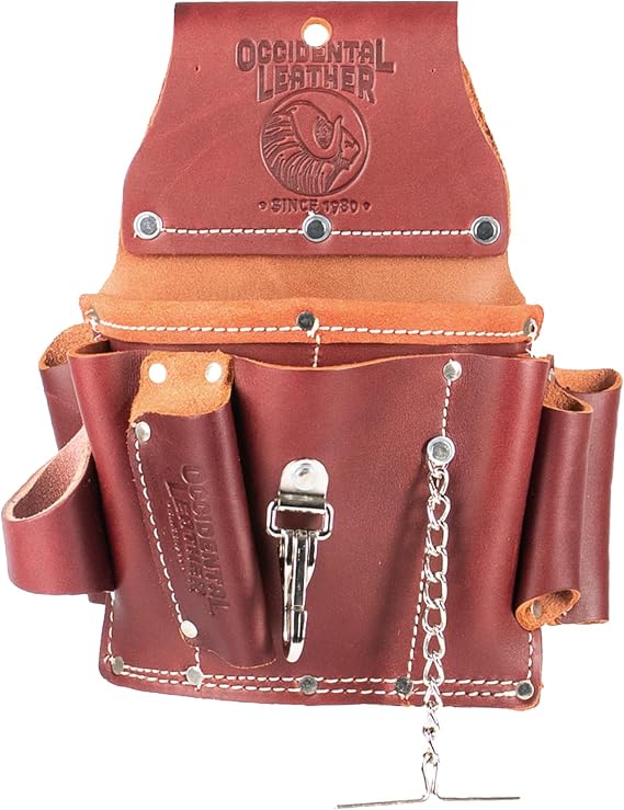 Occidental Leather Electricians Tool Pouch - 15 Pockets & Tool Holders - Made in USA