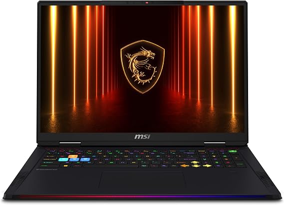 MSI Raider 18 HX AI 18" QHD+ IPS 240Hz Display; Gaming Laptop - Intel Core Ultra 9 285HX 2.1GHz; NVIDIA GeForce RTX 5080 16GB GDDR7; 64GB DDR5-5600 RAM; 2TB NVMe M.2 SSD; 2.5Gb LAN, 2x2 WiFi 7