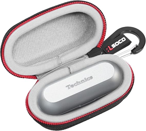 RLSOCO Carrying Case for Technics EAH-AZ100 Reference Class Hi-Fi Wireless Earbuds (Case Only)