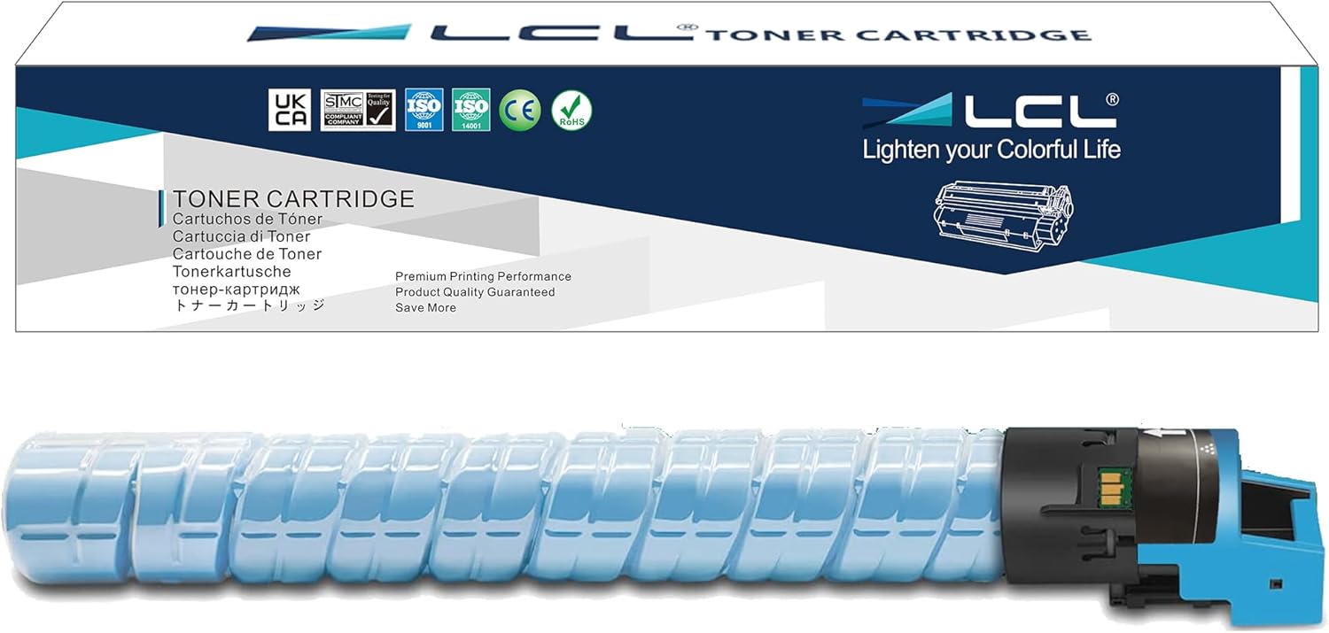 LCL Compatible Toner Cartridge Replacement for Konica Minolta TN328 TN-328 TN328C TN-328C AV8450 High Yield Bizhub C250I Bizhub C300I Bizhub C360I Bizhub C7130I 1-Pack Cyan