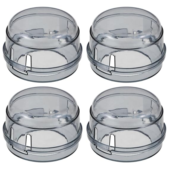 PATKAW 4pcs Stove Knob Covers Child Safety for Electric Stove Top Stove Baby Proof Safety Guards