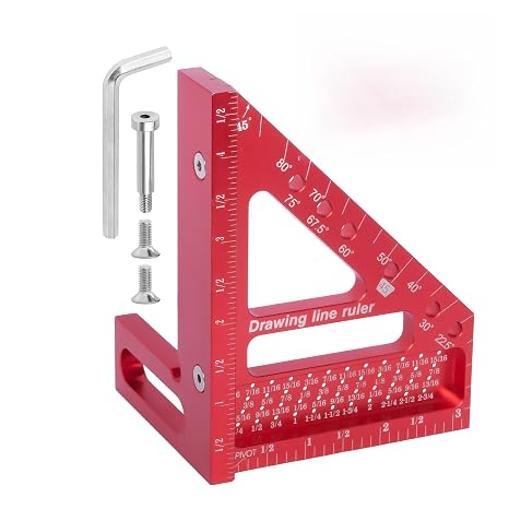 Carpenter Square, 3D Multi-Angle Measuring and Scribing Square Tool.