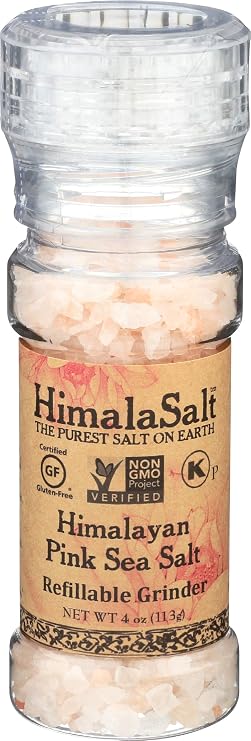 Himalasalt Refillable/adjustable Himalayan Salt Grinder - 4 Oz