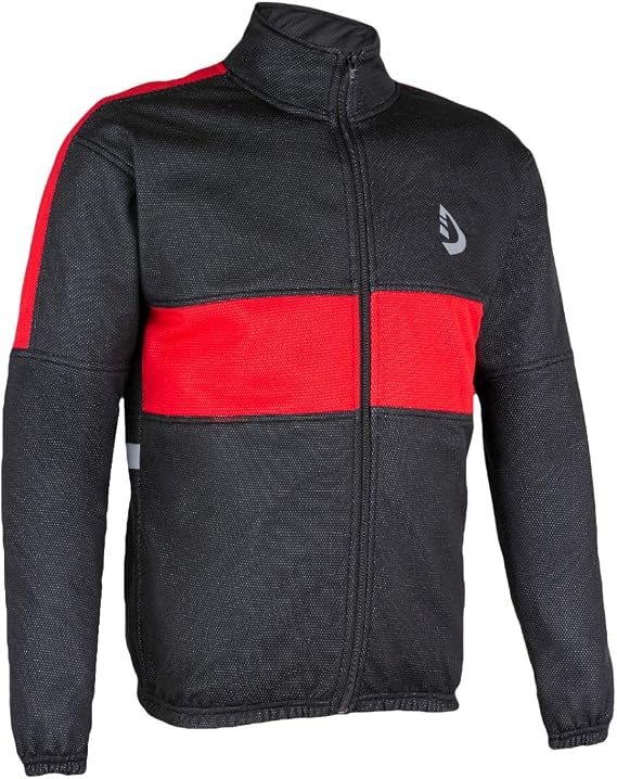 Deckra Mens Cycling Jacket Long Sleeves Thermal Outdoor Sports Jacket Bicycle Biking, Running Windstoper Jacket
