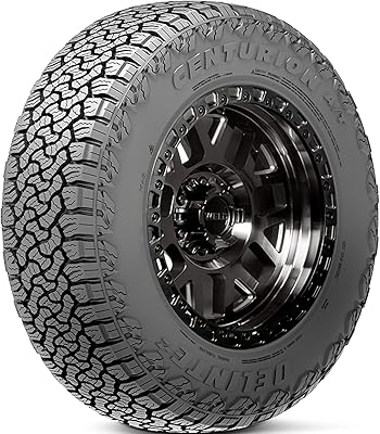 Delinte Centurion AT All-Terrain Off-Road Light Truck Radial Tire-LT26570R18 2657018 26570-18 124121S Load Range E LRE 10-Ply BSW Black Side Wall
