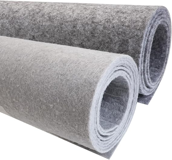 flic-flac 1Yard Large Size Felt Fabric Sheet Blue Color DIY Craft Felt Squares Pack Nonwoven (Gray)