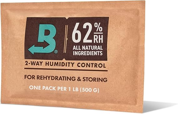 Boveda 62% Humidity Control Pack, Size 67, Single For Storing Up to 1 lb