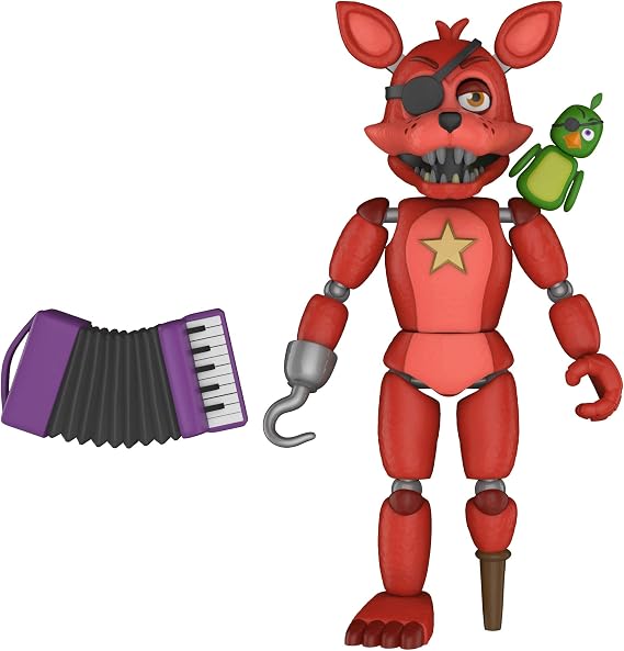Funko Action Figure: Five Nights at Freddy's (FNAF) Pizza Sim: Rockstar Foxy Collectible - FNAF Pizza Simulator - Collectible - Gift Idea - Official Merchandise - for Boys, Girls, Kids & Adults