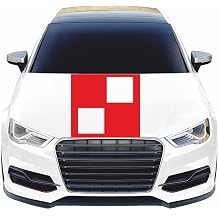 INDIGOS UG - Viper Stripes - Motif 3 - Stripes with Dice - 3900 x 460 Red - Tuning - Car Styling - Viper - Racing Stripes