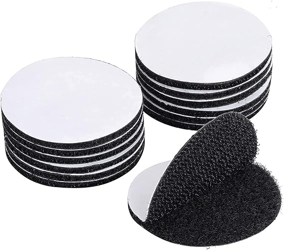 BRAVESHINE Hook and Loop Fasteners - 1.5inch Double Sided Mounting Tape