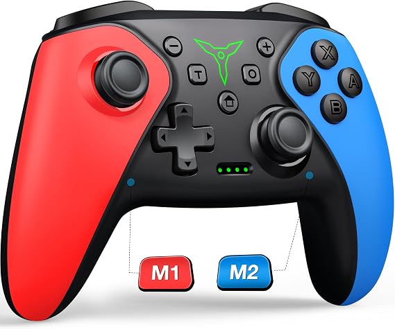 Fanxieast Upgraded Wireless Controller for Nintendo Switch/Switch 2/Lite/OLED,Programmable Switch Pro Controller with with a Mouse Touch Feeling on Back Buttons& Wake-up,Programmable, Turbo Function