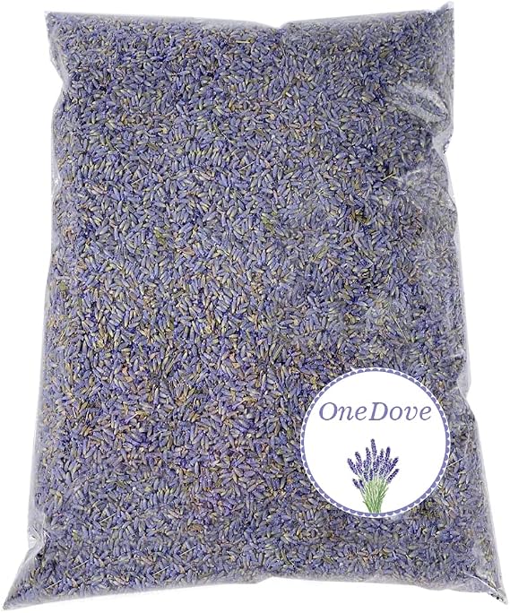 OneDove Lavender Buds Dried Flowers, Ultra Blue Grade, 1 Pounds