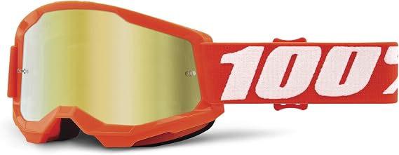 100% Strata 2 Youth Motocross & Mountain Bike Goggles - MX and MTB Racing Protective Eyewear