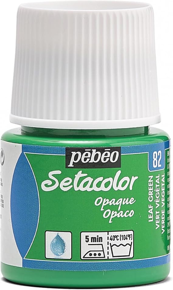 PEBEO Setacolor Opaque Fabric Paint, 45ml, Leaf Green