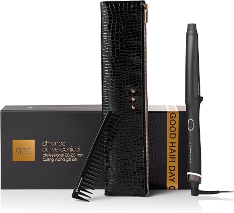 ghd Chronos Curve Hair Curler Wand, Long Lasting Frizz Free Curls