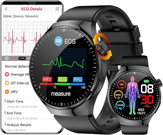 Smart Watch ECG with Bluetooth Phone Call SpO2 Blood Pressure