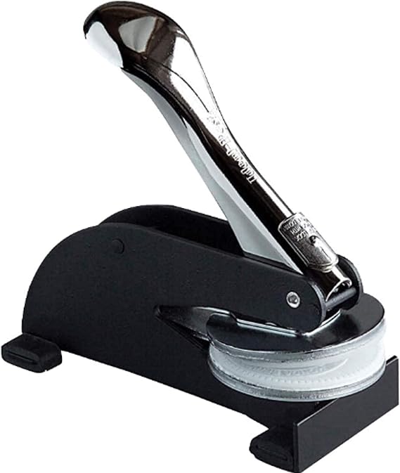 Desk Embosser - Custom Logo Official Seal Embosser Personalized with Your Text or Image 1 x 5/8"