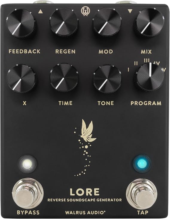Walrus Audio Lore Reverse Soundscape Generator, Black