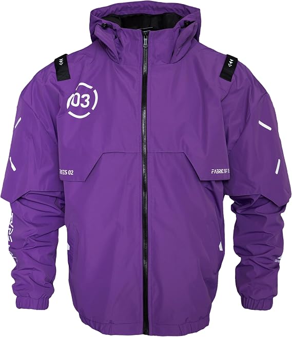 Fabric of the Universe Cyberpunk Techwear Graphic Streetwear Windbreaker