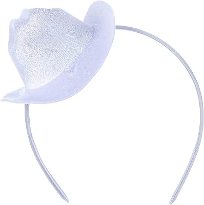 Cowgirl Hat Headband Mini Cowboy Hat Headbands Western Cowboy Hairbands Cowgirl Costume Hair Accessories for Women