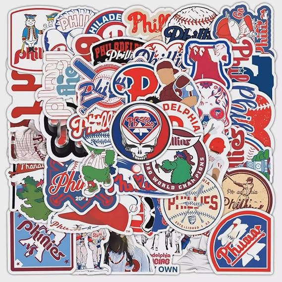 50 PCS American Sport Team Stickers Pack for Water Bottle, Laptop, Bicycle, Computer, Motorcycle, Travel Case, Car Decal Decoration Sticker