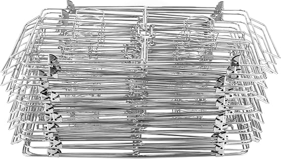 24 Pack Chafing Wire Rack Buffet Stand, Full Size Chafing Food Dish Holder Stand Food Warmer Serving Tray Stackable for Campings, Hotel Buffets, Picnics, BBQs, Birthday Parties