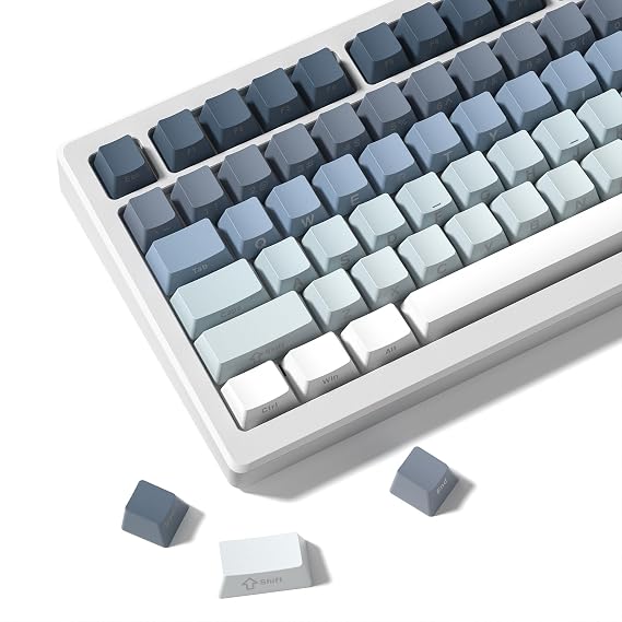 dagaladoo Shine Through keycaps Set,Double Shot PBT keycaps