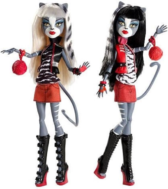 Monster High Werecat Twin Sisters - Meowlody and Purrsephone