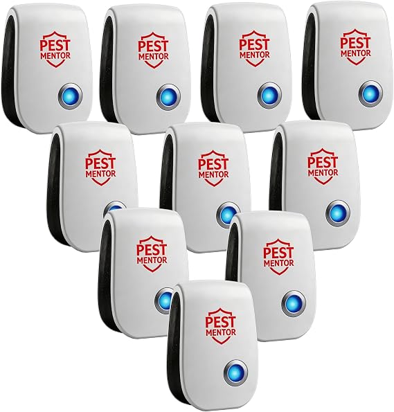 Ultrasonic Pest Control Repeller 10 Pack, Mouse Repellent Indoor