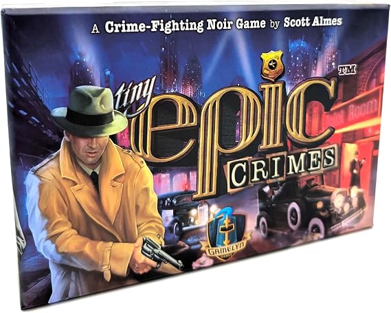 Gamelyn Games Tiny Epic Crimes Murder Mystery Board Game, 1-4 Players