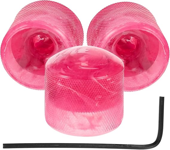 1set Electric Guitar Knob Plastic Rotary Control Knobs for Tone Volume Easy Installation Wrench Compatible Electric Guitars Basses Stylish Design