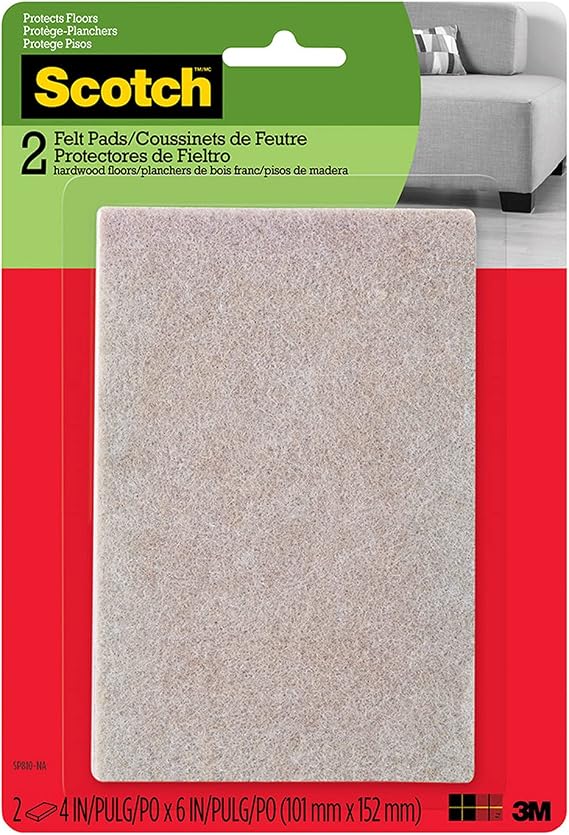 3M Company SP810-Nascotch Felt Pads3M Company SP810-NA Provides Protection from Scratches