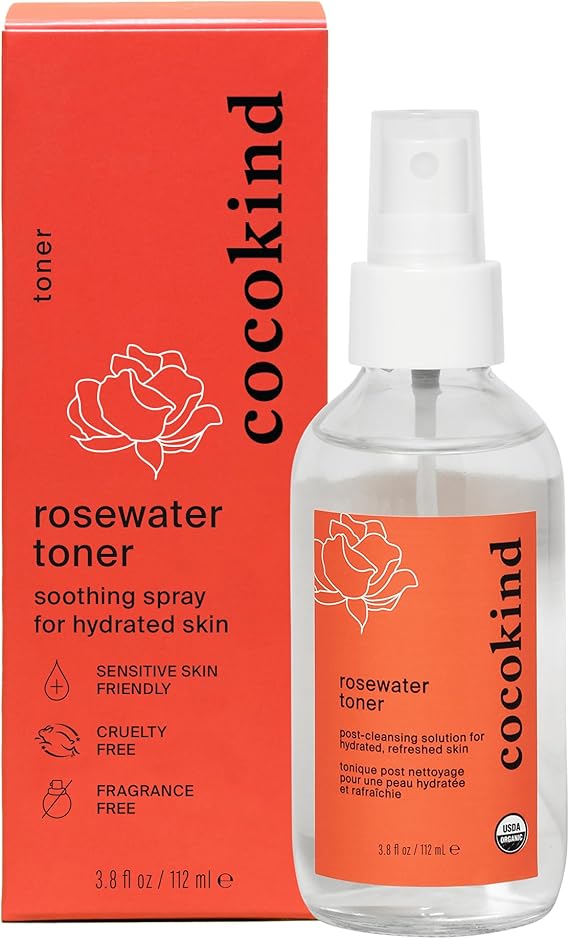 Cocokind Rosewater Facial Toner, 4 Fl Oz