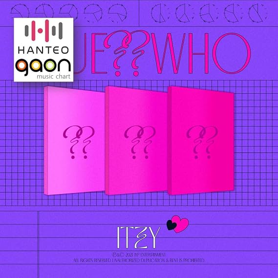 Itzy - Guess Who [Day&Night ver.] [Pre Order] CD+Photobook+Folded Poster+Others with Tracking, Extra Decorative Stickers, Photocards