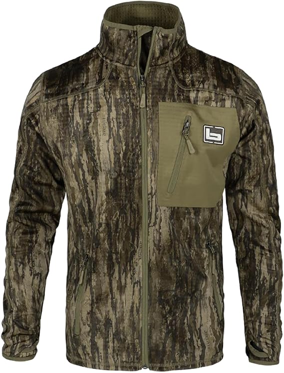 Banded Mid-Layer Fleece Jacket Max-7 Camo
