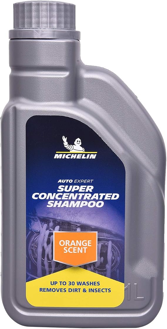 Michelin MC31456 1Liter Orange Scented Super Concentrated Auto Shampoo / 30 Washes
