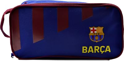 Hy-Pro Officially Licensed FC Barcelona Boot Bag Stripe Design, Barca, Barcelona Merchandise, Football, Ideal for Storage, Great Gift Idea, Maroon, Stipe
