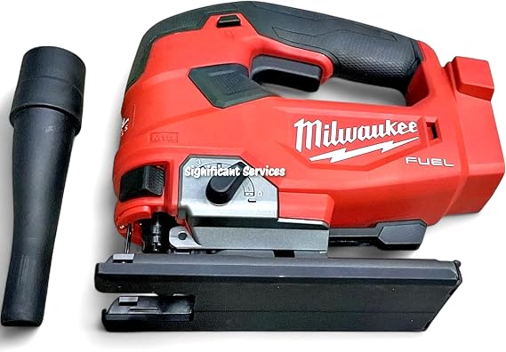 Milwaukee M18 Fuel D-Handle Jigsaw, 18V, Brushless, 3500 RPM, 10T, 15° Angle, Black