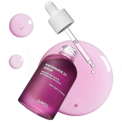 JUMISO Niacinamide 20 Serum - Korean Face Serum with Glutathione, TXA Tranexamic Acid and Centella Complex - Reduces Pigmentation, Uneven Skin Tone, Pore Care for Sensitive Skin, 1.35 fl.oz