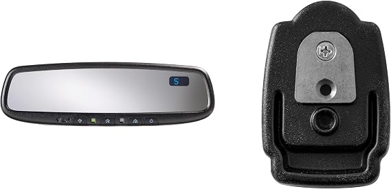 Advent ADVGEN45AB5 Gentex Auto Dimming Rear View Mirror with Compass and Homelink 5 (Blue Buttons) with Advent GENMM3 Rear View Mirror Mount for Honda/Subaru