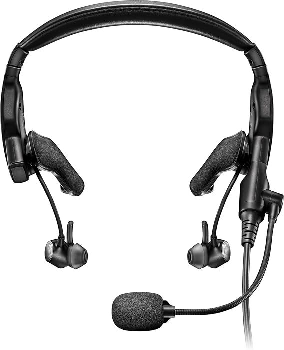 Bose Proflight Series 2 Aviation Headset, Non-Bluetooth, 5 Pin XLR Cable, Black