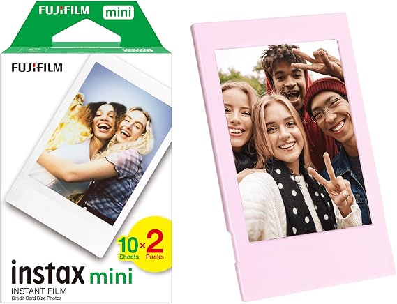Instax Tüm Mini Makineler İle Uyumlu Film ve Fotoğraf Çerçevesi (20 POZ)