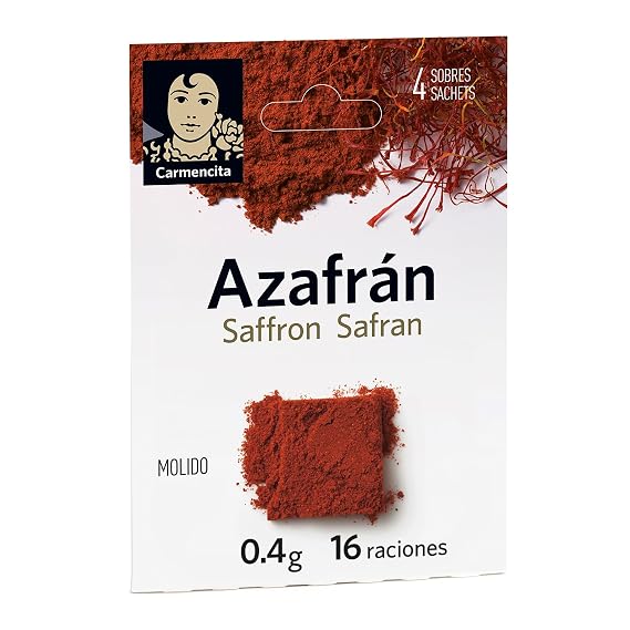 Carmencita. Saffron powder. Envelope. 0.4g (0.014oz)