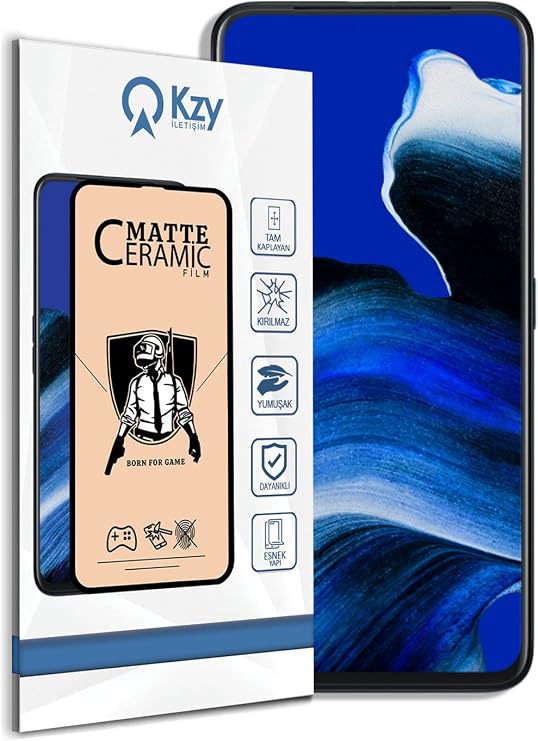 KZY CONTACT Fully Coated Matte Ceramic Nano Flexible Screen Protector compatible with Oppo Reno 2Z