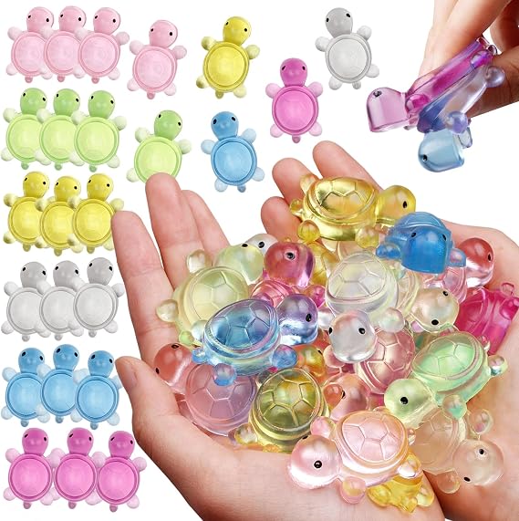 Mini Turtle Squishy Fidget Toys 24 Pack Slow Rise Anxiety Relief Squishies, Squishy Stress Relief Fidget Toys Party Favors for Kids, Sensory Toys for Kids with Autism