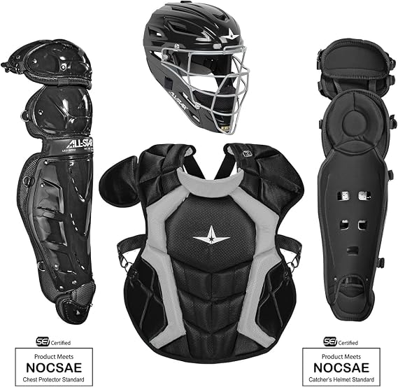 All-Star Certified NOCSAE Classic Professional Catcher's Kit