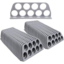 50 Pack Cable Chase-Wire Bracket, Cable Support Wire Bracket Holder for NMB Electrical Cord Organized Management, 9-Hole 1-Inch Diameter