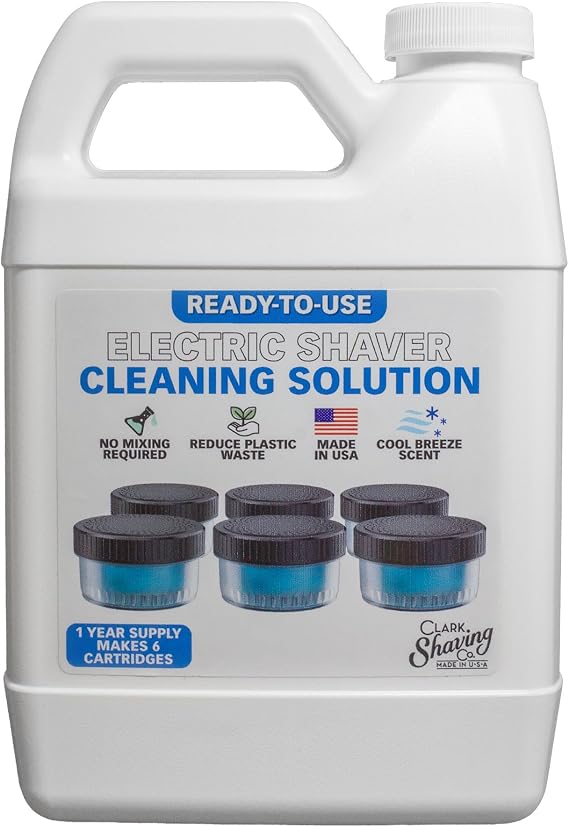 Clark Shaving Co. Cleaning Solution for Philips Norelco, 32 oz