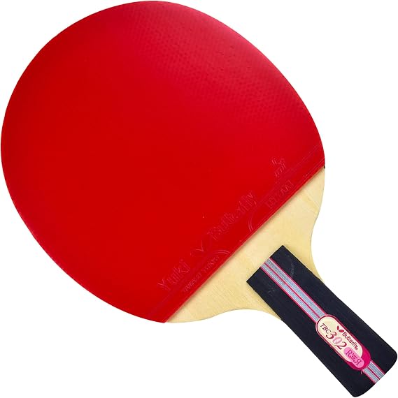 Butterfly B302CS Chinese Penhold Table Tennis Racket | China Series | Racket and Case Set Offering Good Speed and More Spin | Recommended for Beginning Level Players