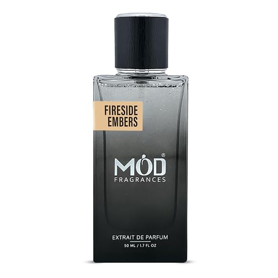 Fireside Embers Perfume For Women and Men - Long Lasting Woody Fragrance Extrait De Parfum 50ml